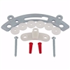 Jones Stephens Closet Spanner Flange Kit with Anchors and Screws C87200