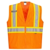 Portwest X-Back Contrast Tape Vest Orange CA101ORR