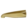 Jones Stephens Polished Brass PVD 3/4" x 1/2" x 8-1/2" Tub Spout D03016