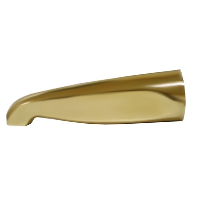 Jones Stephens Polished Brass PVD 3/4" x 1/2" x 8-1/2" Tub Spout D03016