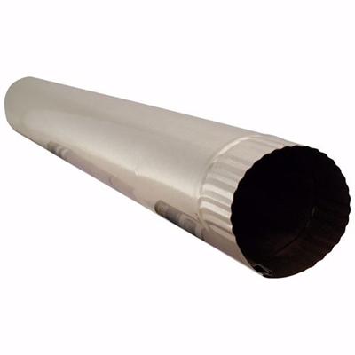 Jones Stephens 4" x 24" Aluminum Duct Pipe for Dryer Vent D04028