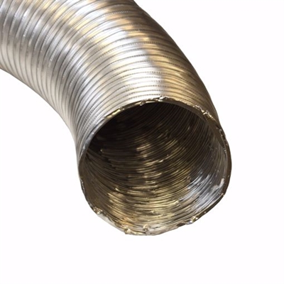 Jones Stephens 4" x 25' Flexible Semi-Rigid Aluminum Ducting D04054