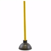 Jones Stephens 6 Inch Diameter Rubber Plunger Black D18002