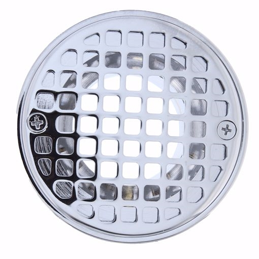 Jones Stephens D50111 Shower Drain with Strainer,PVC,2x3