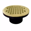 Jones Stephen 3" IPS ABS Spud with 6" Polished Brass Strainer D57305