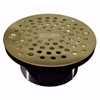 Jones Stephen 4â€ ABS Spud with 6-1/8â€ Polished Brass Strainer D57308