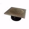 Jones Stephens 4â€ ABS Spud with 7â€ Square Nickel Bronze Strainer D57505