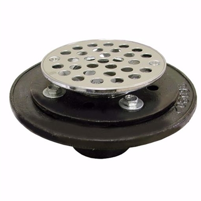 Jones Stephens 2 inch Shower and Floor Drain 2 inch No Hub D60103