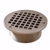 Jones Stephens Brushed Nickel 3-1/2 inch Metal Spud with 5 inch Round Strainer D6091BN