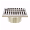 Jones Stephens 3-1/2 inch IPS Metal Spud with 6 inch Nickel Bronze Square Strainer D60963