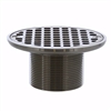 Jones Stephens Brushed Nickel 2inch Metal Spud with 4-1/4 inch Round Strainer D6098BN