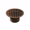 Jones Stephens Old World Bronze 2 inch Metal Spud with 4-1/4 inchRound Strainer D6098WB