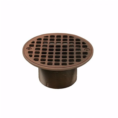 Jones Stephens Old World Bronze 2 inch Metal Spud with 4-1/4 inchRound Strainer D6098WB