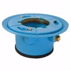 Jones Stephens 4" Code Blue Push On Drain Body with 9" Pan and 3-1/2" Spud Size - 3-3/4" Height D66400