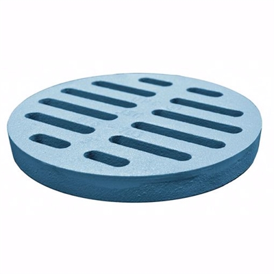 Jones Stephens 6" Cast Iron Grate for Code Blue No Caulk (Mechanical Joint) Cesspool Drain(Fits D76702) D76705