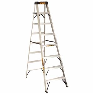 Dewalt 8 ft Aluminum Stepladder 300 lbs Load Capacity DXL2010-08