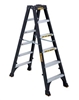 Dewalt 6 ft Fiberglass Twin Front Stepladder 300 lbs Load Capacity DXL3030-06