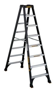 Dewalt 8 ft Fiberglass Twin Front Stepladder 300 lbs Load Capacity DXL3030-08