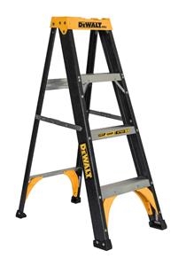 Dewalt 4 ft Fiberglass Stepladder 225 lbs Load Capacity DXL3210-04