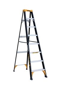 Dewalt 8 ft Fiberglass Stepladder 225 lbs Load Capacity DXL3210-08