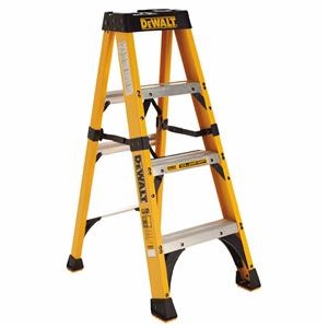 Dewalt 4 ft Fiberglass Stepladder 375 lbs Load Capacity DXL3410-04