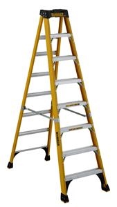 Dewalt 8 ft Fiberglass Stepladder 375 lbs Load Capacity DXL3410-08