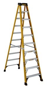 Dewalt 10 ft Fiberglass Stepladder 375 lbs Load Capacity DXL3410-10