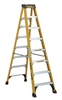 Dewalt 8 ft Fiberglass Stepladder 500 lbs Load Capacity DXL3810-08