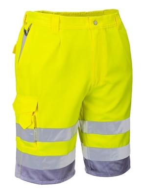 Portwest Hi-Vis Polycotton Shorts E043