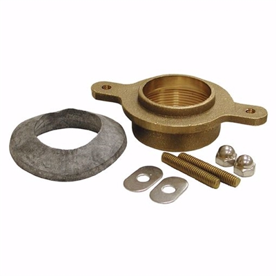 Jones Stephen 2 IPS X 4-1/4 BRASS URINAL FLANGE KIT F10005