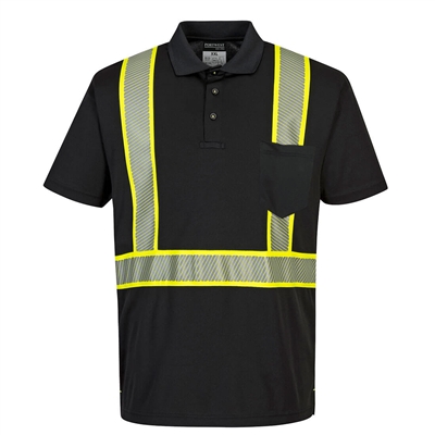 Portwest Iona Plus Polo Shirt Black F140