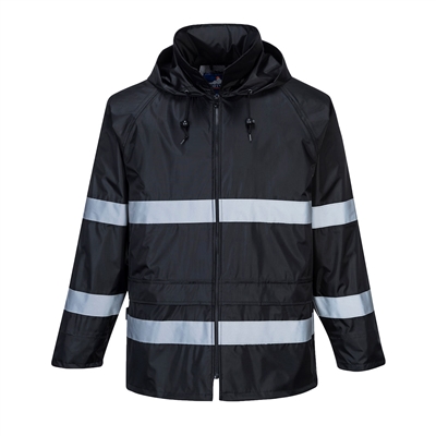 Portwest Classic Iona Rain Jacket Black F440BKR