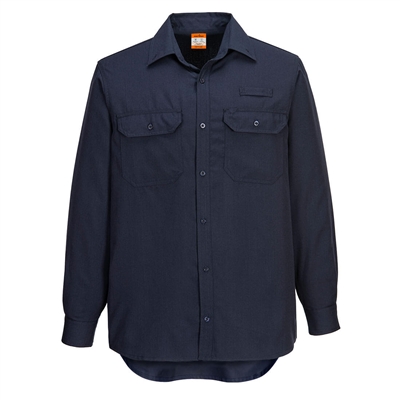 Portwest Vented FR Shirt Navy FR705NAR