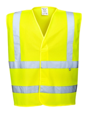 Portwest Hi-Vis Vest Flame Resistant FR75