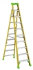 Louisville Ladder 10-Foot Fiberglass Cross-Step Ladder Type IAA 375-Pound Load Capacity FXS1410HD