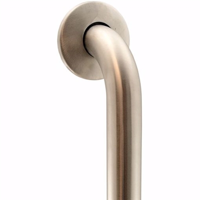 Jones Stephens 1-1/2 in x 24 in Peened Stainless Steel Grab Bar with Concealed Screws G13324