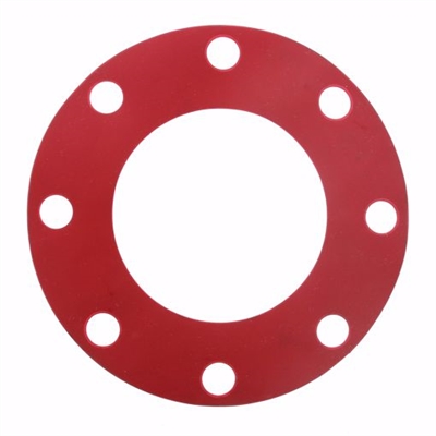 Jones Stephens 5" Red Rubber Full Face Gasket G51005