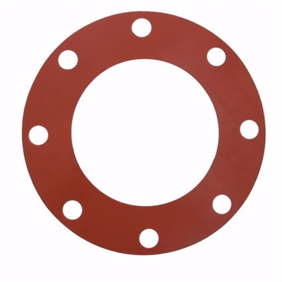 Jones Stephens 6" Red Rubber Full Face Gasket G51006