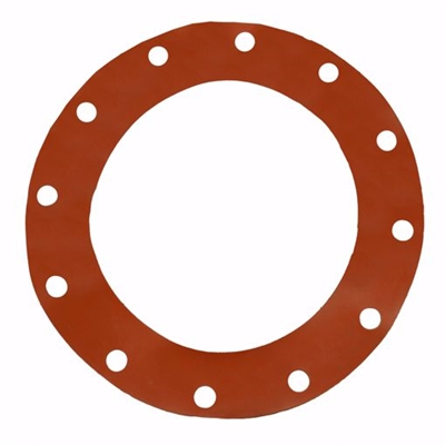 Jones Stephens 10" Red Rubber Full Face Gasket G51010