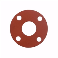 Jones Stephens 1-1/2" Red Rubber Full Face Gasket G51015