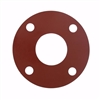 Jones Stephens 2-1/2" Red Rubber Full Face Gasket G51025