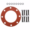 Jones Stephens 6" Red Rubber Full Face Gasket Kit, 3/4" x 3-1/4" Bolt Size G51106