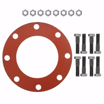 Jones Stephens 6" Red Rubber Full Face Gasket Kit, 3/4" x 3-1/4" Bolt Size G51106