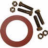 Jones Stephens 2-1/2" Red Rubber Ring Gasket Kit, 5/8" x 3" Bolt Size G52125