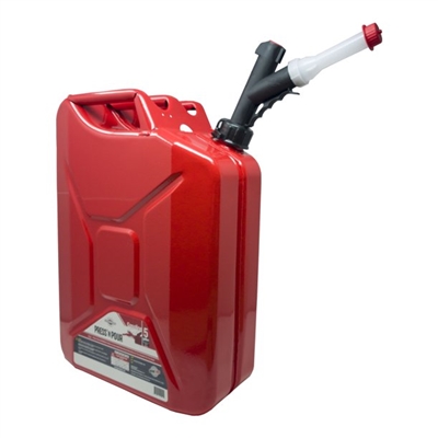 Briggs & Stratton Garage Boss Press 'N Pour 5 Gallon Metal Jerry Can GB040