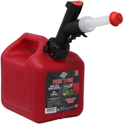 Briggs & Stratton Garage Boss Press 'N Pour 1+ Gallon Gas Can GB310 Case of 8