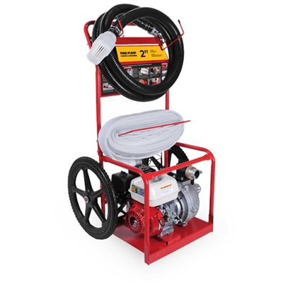 BE Pressure 2" Fire Fighting Cart HPFC-2065HR