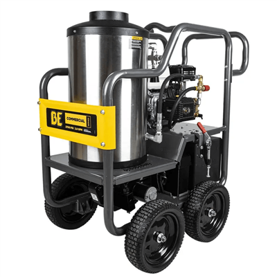 BE Pressure 2,700 PSI - 2.8 GPM Hot Water Pressure Washer with Honda GX200 Engine and General Triplex Pump HW2765HG