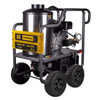 BE Pressure 4,000 PSI - 4.0 GPM Hot Water Pressure Washer with Powerease 420 Engine and AR Triplex Pump HW4015RA