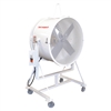 Heat Wagon 25,500 CFM 1725 RPM 5HP Industrial Strength Construction Drum Fan I36